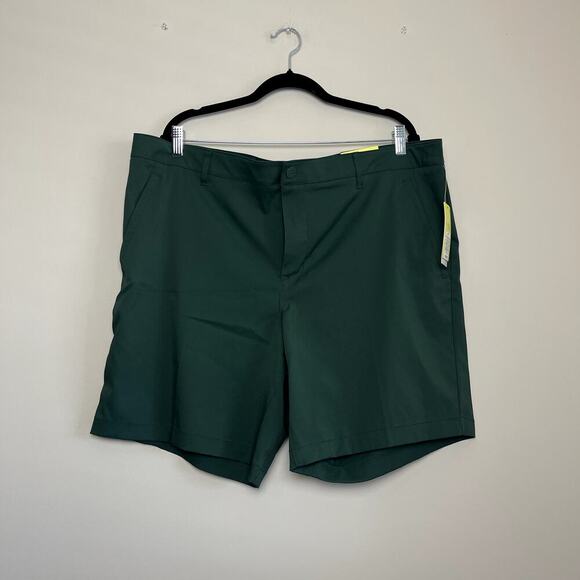 NWT All In Motion Men's Golf Shorts Above Knee Hunter Green Quick Dry Sz 44 - Picture 1 of 7